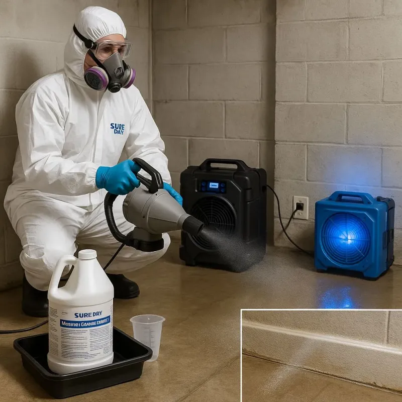 Sanitization and Odor Removal process in Diamond, IL