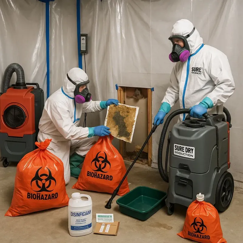 Contaminated Water Handling Protocols process in Diamond, IL